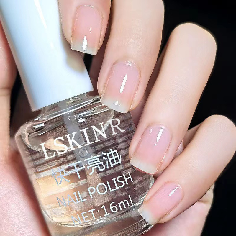 Base Coat, Glossy Nail Polish, Long-Lasting Nail Care, Quick-Dry Transparent Nail Polish for Students, No-Bake Top Coat, Glossy Nail Polish, Base Coat