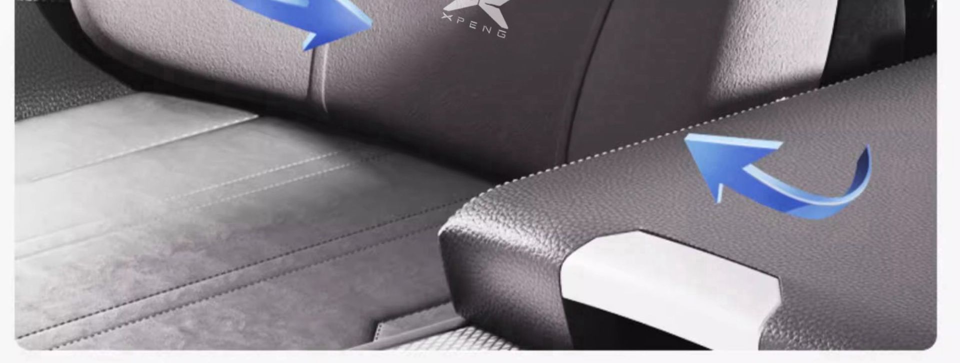 Xiaopeng G6/G9/P7/Mona M03 Headrest Special Neck Pillow Cushion Car Lumbar Support Same Style Interior Supplies