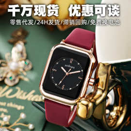 厂家直营新款创意款时尚石英手表女批发装饰硅胶夜光女士手表