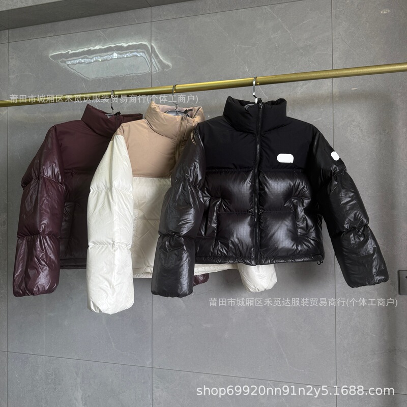Cross-border e-commerce, North Face 82, Kenwood short women's winter down jacket, stylish and warm outdoor casual coat
