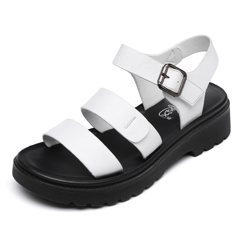 C4776 1220K GIÀY DÉP SANDAL NỮ RUITDT MÙA HÈ PHONG CÁCH TRẺ TRUNG MA SÁT CHỐNG TRƯỢT ĐẾ CAO GIÀY DÉP NỮ DA BÒ G04 SẢN PHẨM MỚI