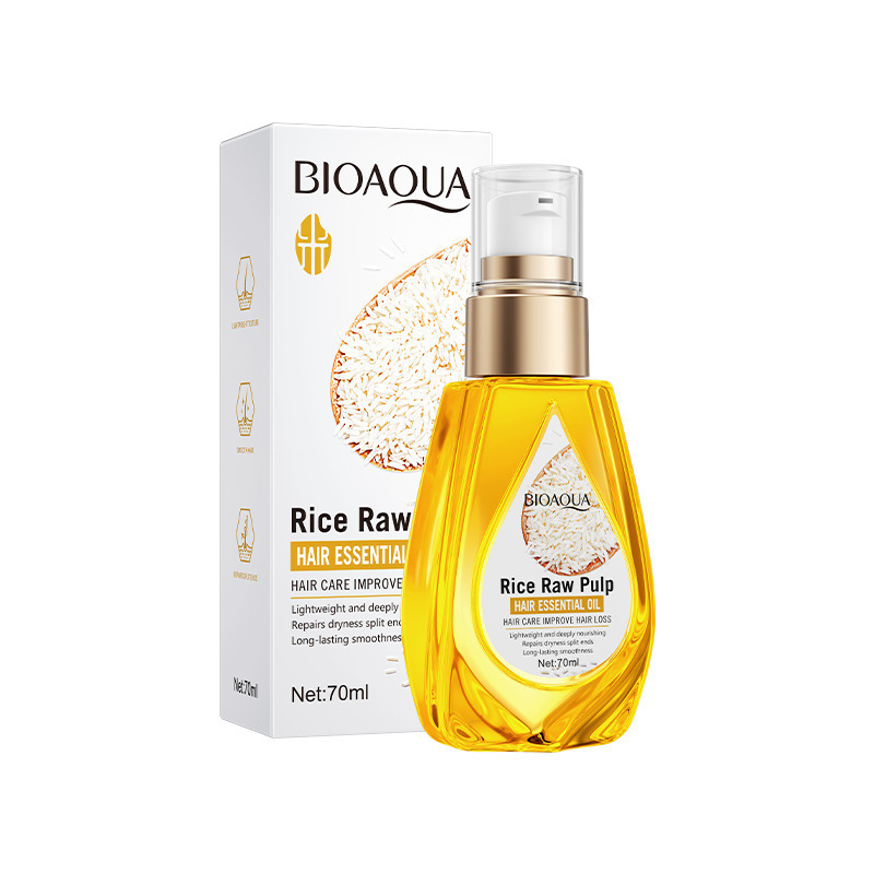 完全英語 BIOAOUA ライスピューレ ウォッシュ＆ケアセット シャンプー ヘアマスク コンディショナー 越境貿易卸売|undefined