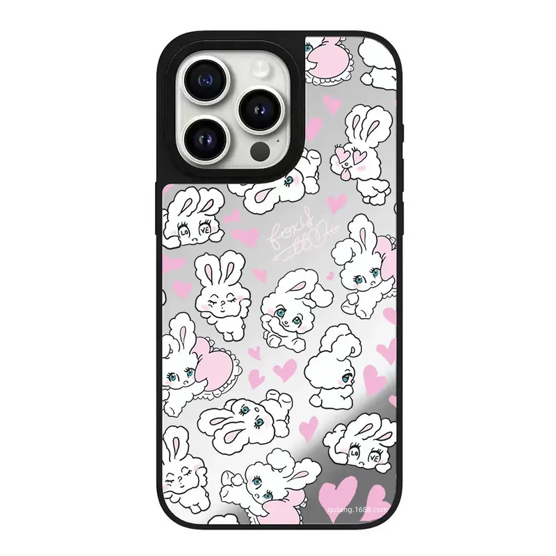 Apple, качественный милый кролик, совместимый чехол для телефона, iPhone 15, 15 Pro Max
