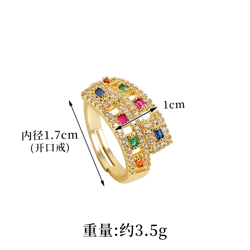 Oro de arena, oro de 18 quilates, anillo de hojas de trigo de color zirconio, nicho femenino, lujo ligero, joyería transfronteriza de alto nivel