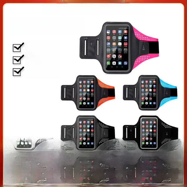 Outdoor running mobile phone arm bag sports cycling arm band ultra-thin lightweight waterproof touch screen mobile phone arm band factory