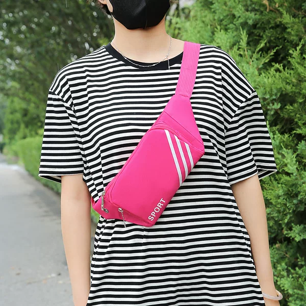 Outdoor Sports Waist Bag Men's Multipurpose Waist Bag Casual Mobile Phone Crossbody Bag Chest Bag Large Capacity Change Cash Bank Bag