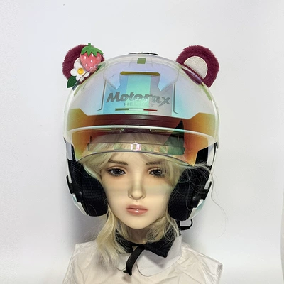 Cat Ears Electric Car Motorcycle – Motosiklet dəbilqələri