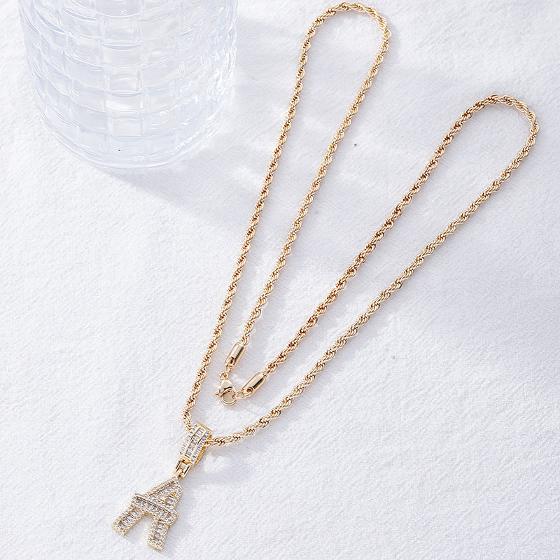necklace with letters