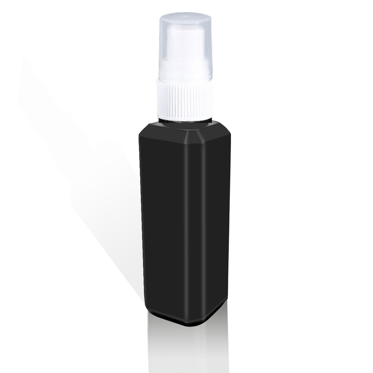 100mL botella de spray cuadrada engrosada botella de spray mascota botella de plástico transparente líquido sub-botella regadera