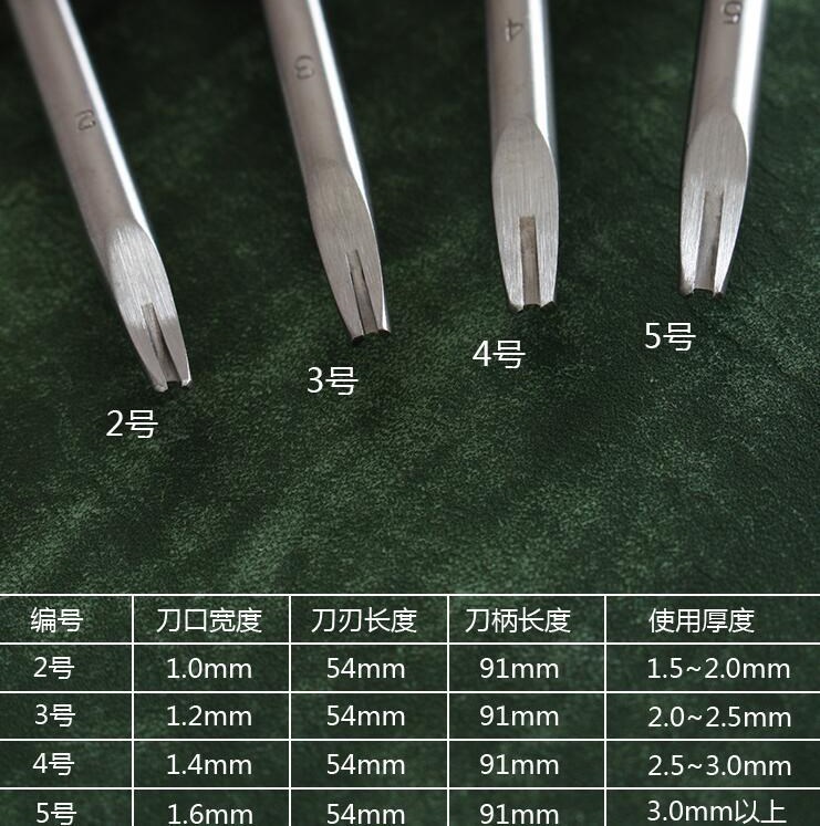 Diy皮革工具精鋼の鋭利な木の取っ手|undefined