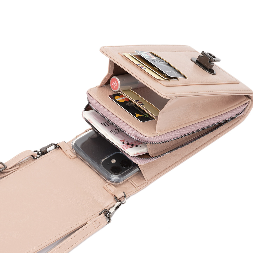 Bolsa 2024 nuevo diseño de nicho remache Diamond-Embedded bolsa de teléfono móvil mini bolsa de mensajero del hombro de las mujeres