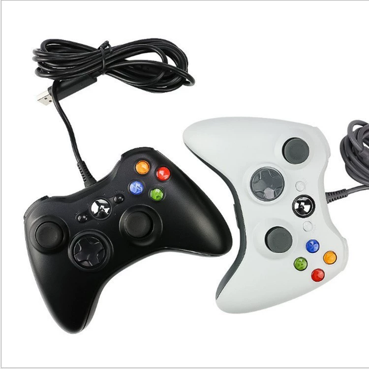 Manufacturer's spot USB 360 wired handle line length 1.8m PC computer game handle 360 handle 360 handle
