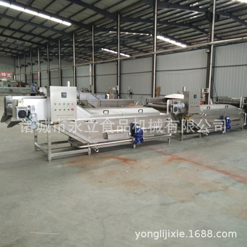 果蔬类食品灭菌机械设备 漂烫杀青设备 漂烫杀青流水线