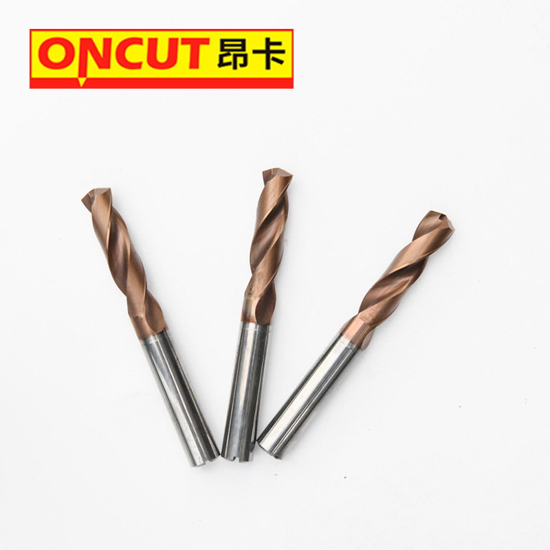 河一工 整体硬质合金钻  超硬涂层钻花直柄钨钢麻花钻头 批发零售