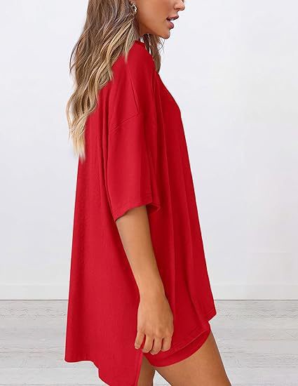 Casual Women's Shorts Set Solid Colour Loose Fit Summer Outfit_voghion.com
