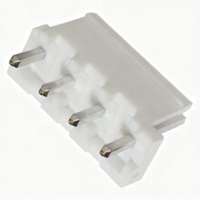 JST原装线对板连接器B04P-NV(LF)(SN)白色5.0mm间距4pin针座插件