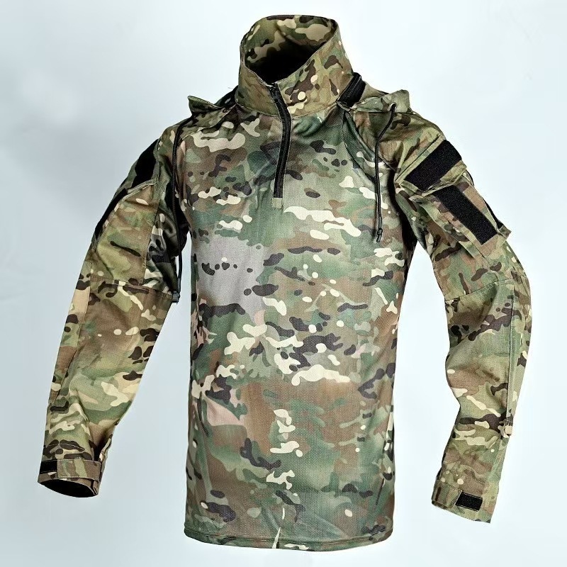 黑灰工业强袭版战术上衣作战服装春秋衬衫风蛙服裤套装恤卫衣|undefined