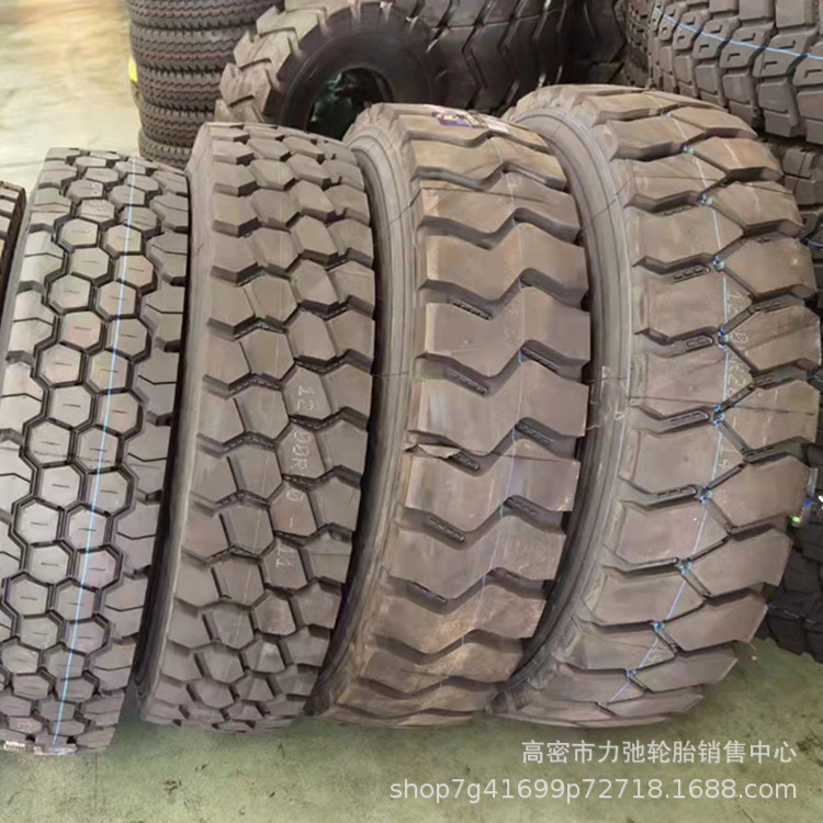 1000R20汽车轮胎批发短途货车自卸车轮胎矿山花纹防扎重载1000r20