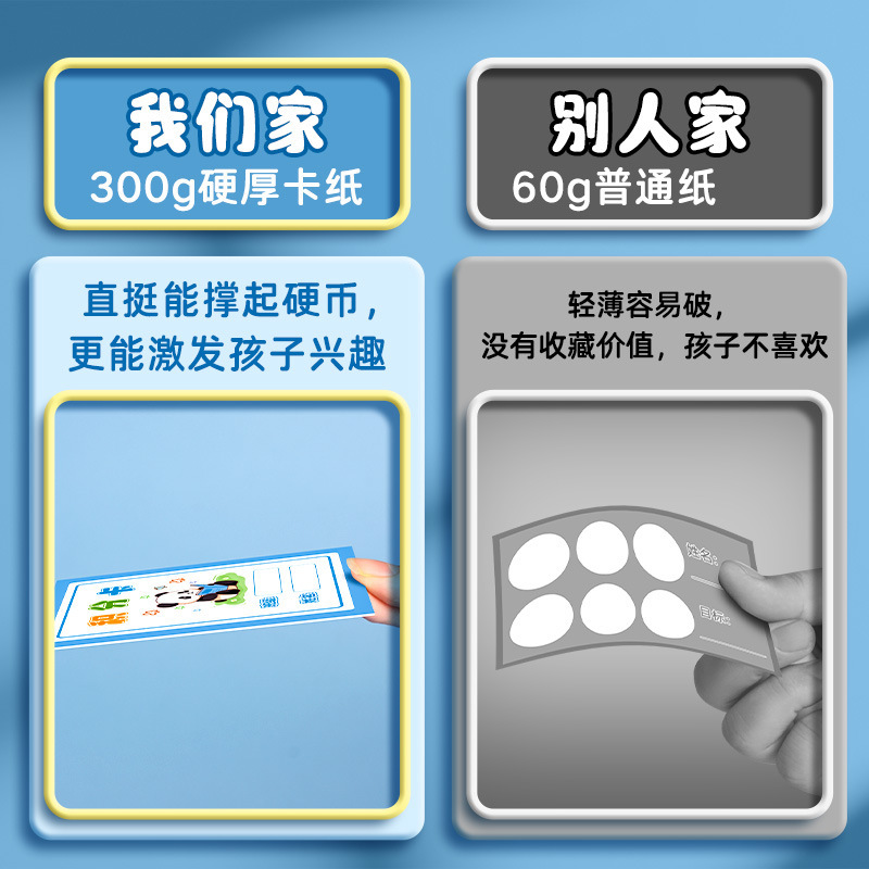 小学生奖励集章卡儿童集赞卡心愿积分卡盖章通关卡老师表扬盖章卡|undefined