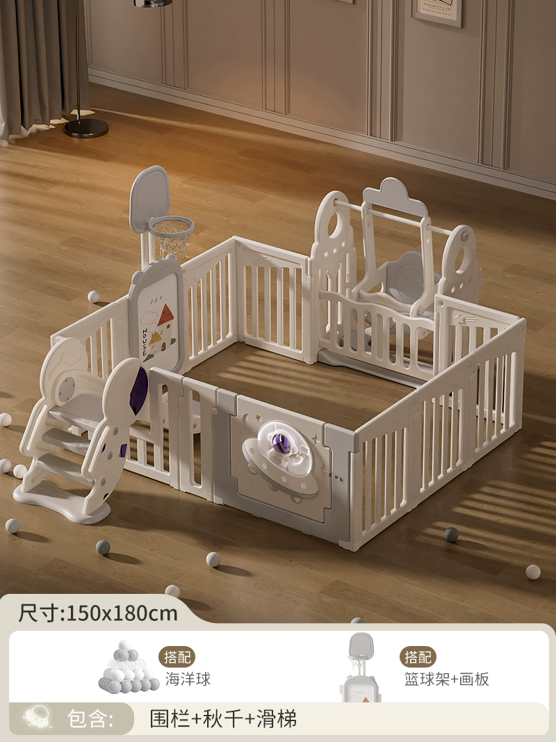 Children's fence for crawling, game mat