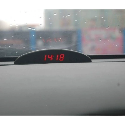 Car thermometer, Solar-powered car clock, automotive