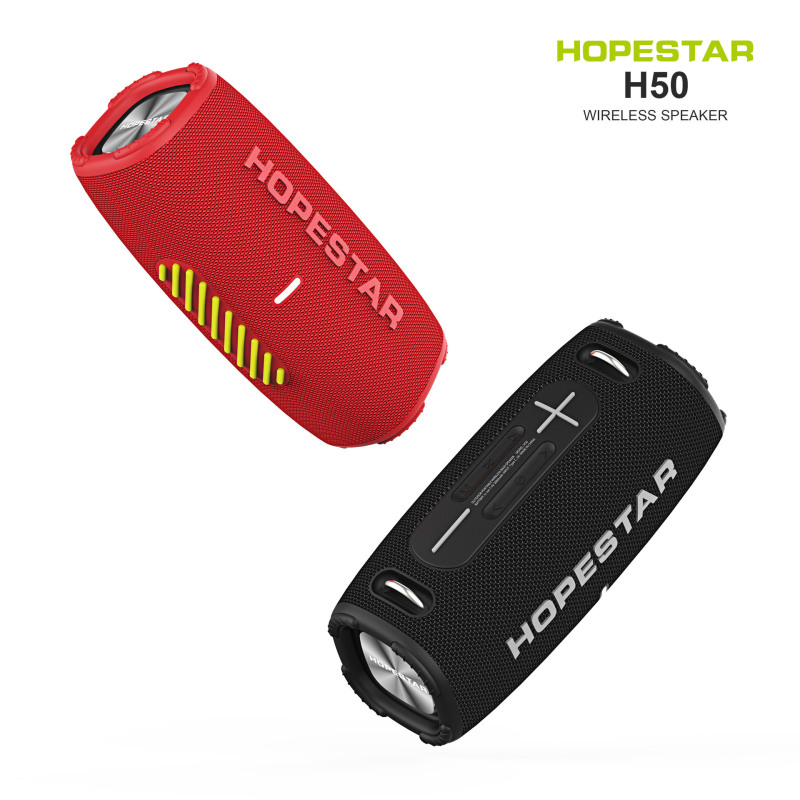 HOPESTAR 新しい H50 ワイヤレス Bluetooth スピーカー屋外ポータブル防水ストラップ TWS カード FM Bluetooth スピーカー|undefined