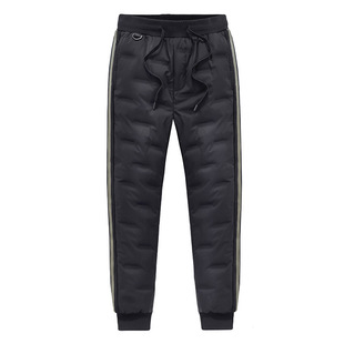 2023 Autumn and Winter Cross-Border Men's Warm and Cold-Proof down Pants Outdoor Warm and Cold-Proof Winter Casual and Simple Daily