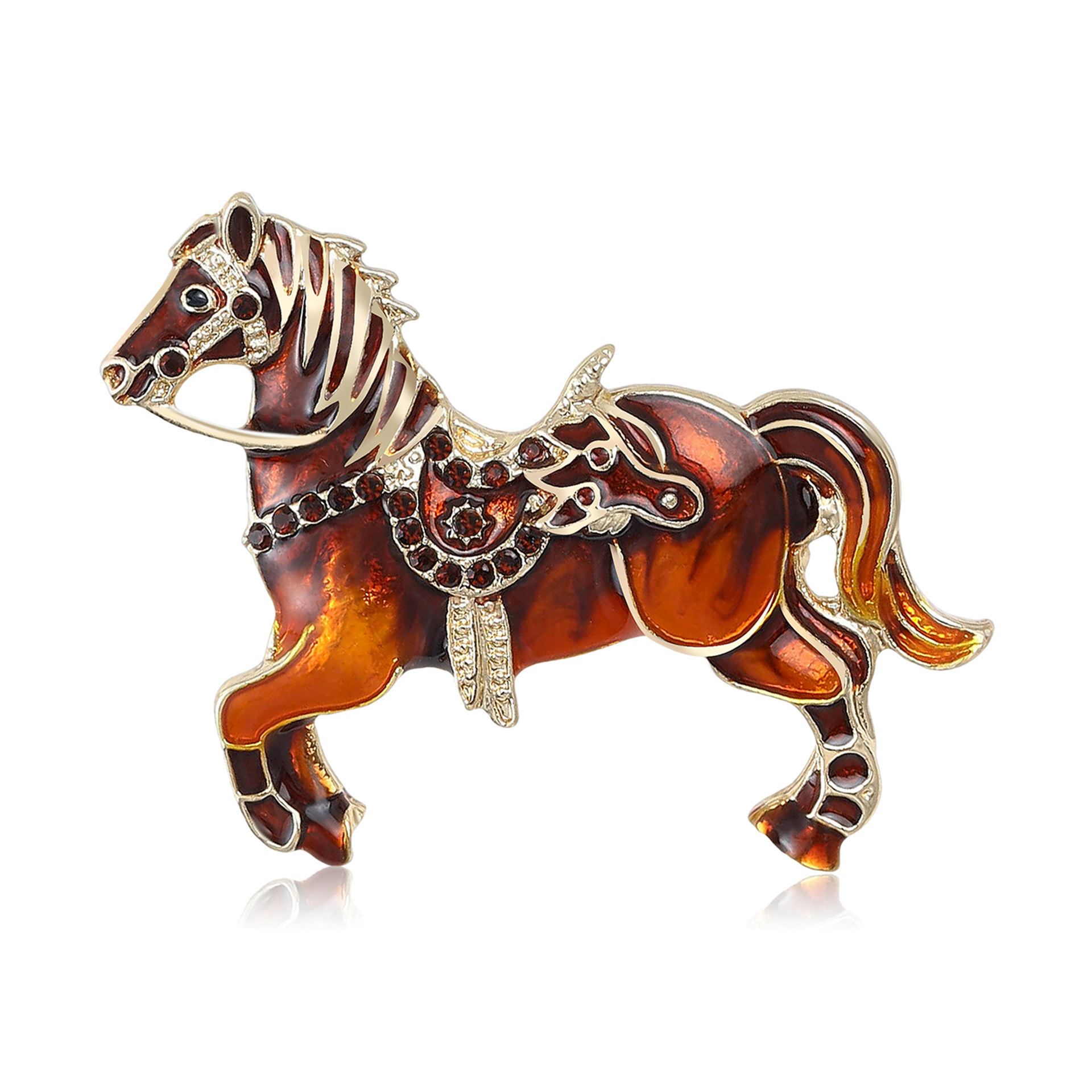 Vintage broche voor dames, parel en kristallen speld voor kleding_voghion.com