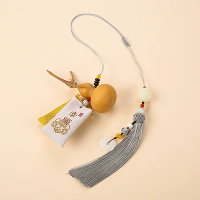 Car hanging gourd sachet Creative Car pendant - happy-sachet-gourd
