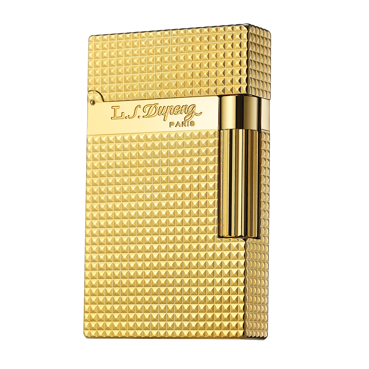 LSdupeng朗声都澎打火机充气纯铜侧滑砂轮男士送礼白贝壳