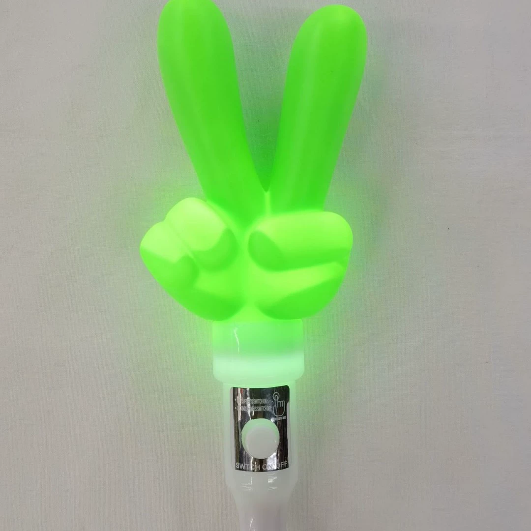 Многоцветная пятиконечная звезда, подставка для звезды, флуоресцентная палочка, реквизит для концерта, детская светящаяся палочка для выступления, игрушечный ларек