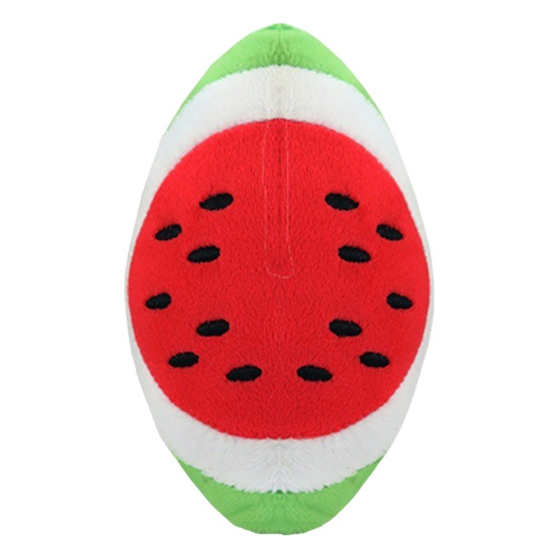 Juguetes sonoros para perros, juguetes para gatos, juguetes de peluche de sandía, artículos para gatos para entretenimiento y alivio del aburrimiento.