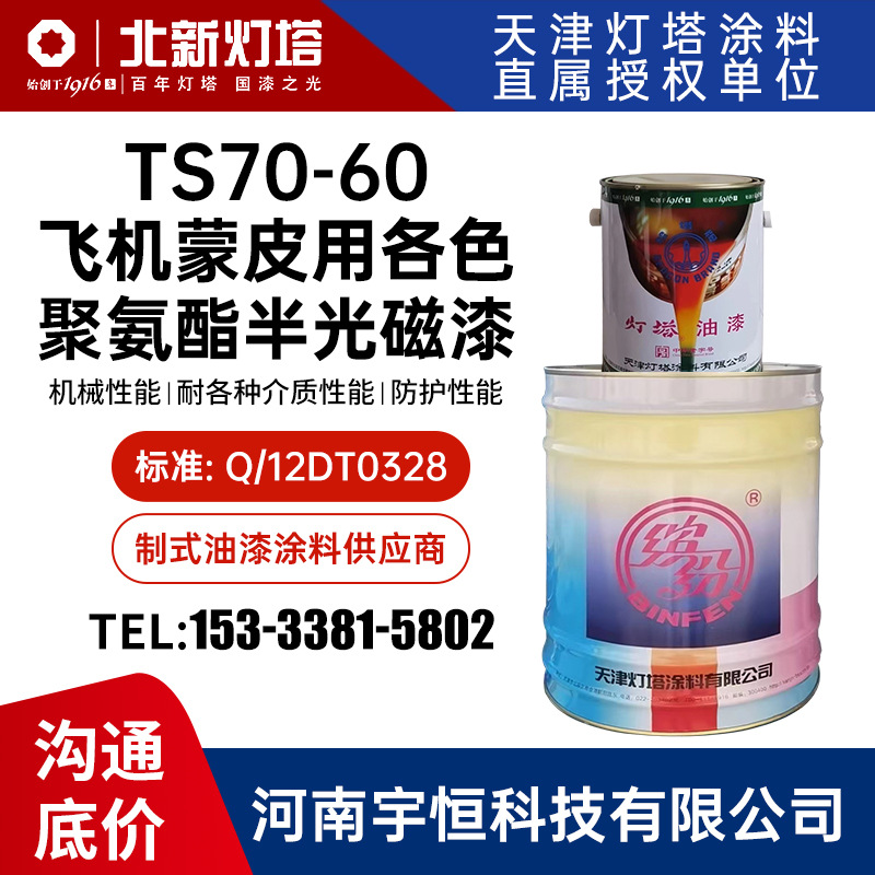 TS70-60飞机蒙皮用聚氨酯半光磁漆 灯塔油漆 飞机迷彩伪装及防护