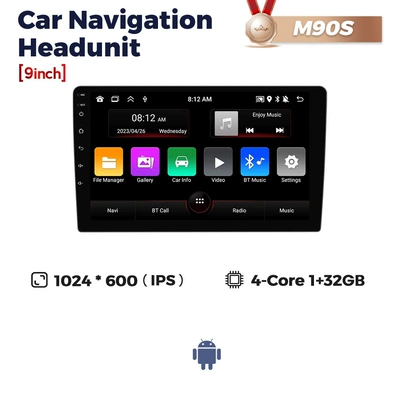 Large Screen 9-inch/10-inch Host | DVD Navigation - n90s-4-core-132g-7inch
