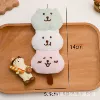 Three-color meatball skewers