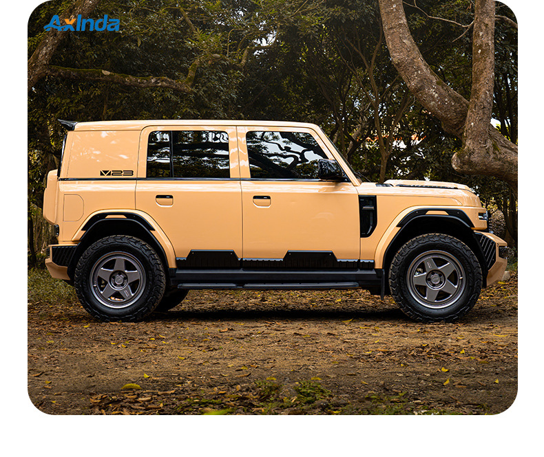 Chery ICAR V23 exterior kit, front and rear bumpers, side skirts, rear spoiler, front grille, light cavalry body kit, custom modification accessories