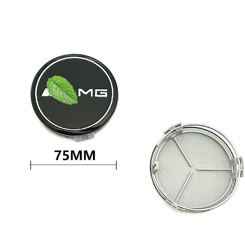 适用奔驰轮毂盖A级C级E级S级GL级B级V级 AMG巴博斯轮胎中心盖标志|undefined