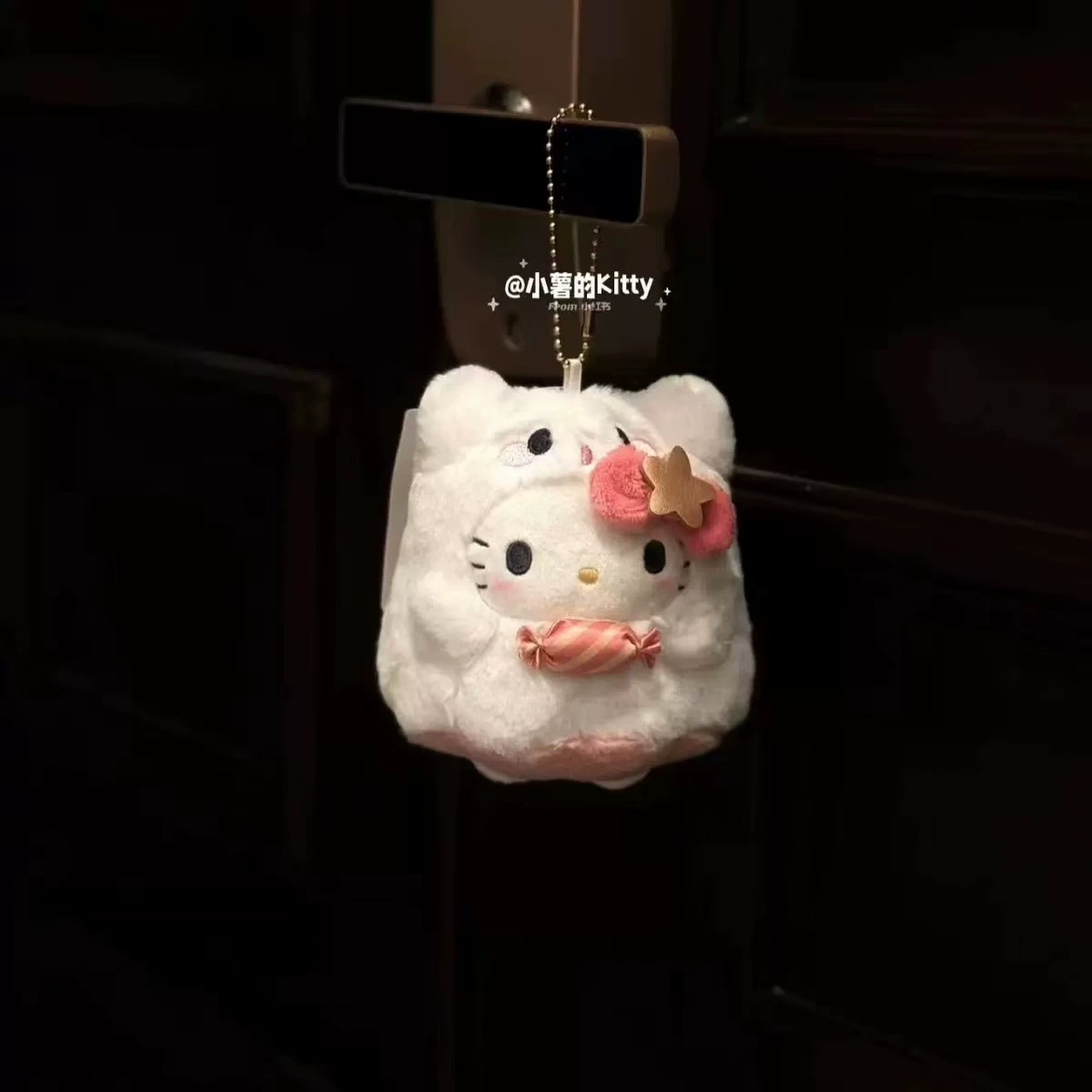 Плюшевый брелок (Sanrio) Hello Kitty, плюшевая кукла-талисман, размеры 10–16 см