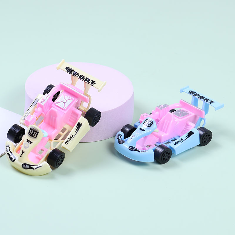 Nuevo pull back Racing Kart juguetes educativos para niños al por mayor fórmula coche inercia coche puesto mercancías