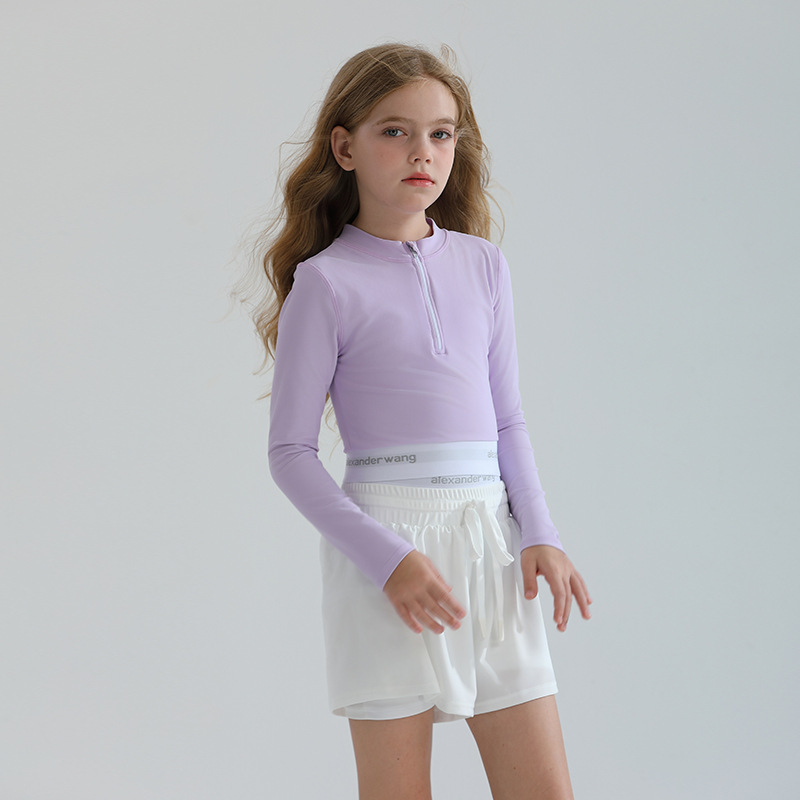 2025 New Girls' Split Swimsuit Long Sleeve Sun Protection Belly-Covering Slimming Seaside Holiday Girls' Swimming Hot Spring Swimsuit 2025 New Girls' Split Swimsuit Long Sleeve Sun Protection Belly-Covering Slimming Seaside Holiday Girls' Swimming Hot Spring Swimsuit