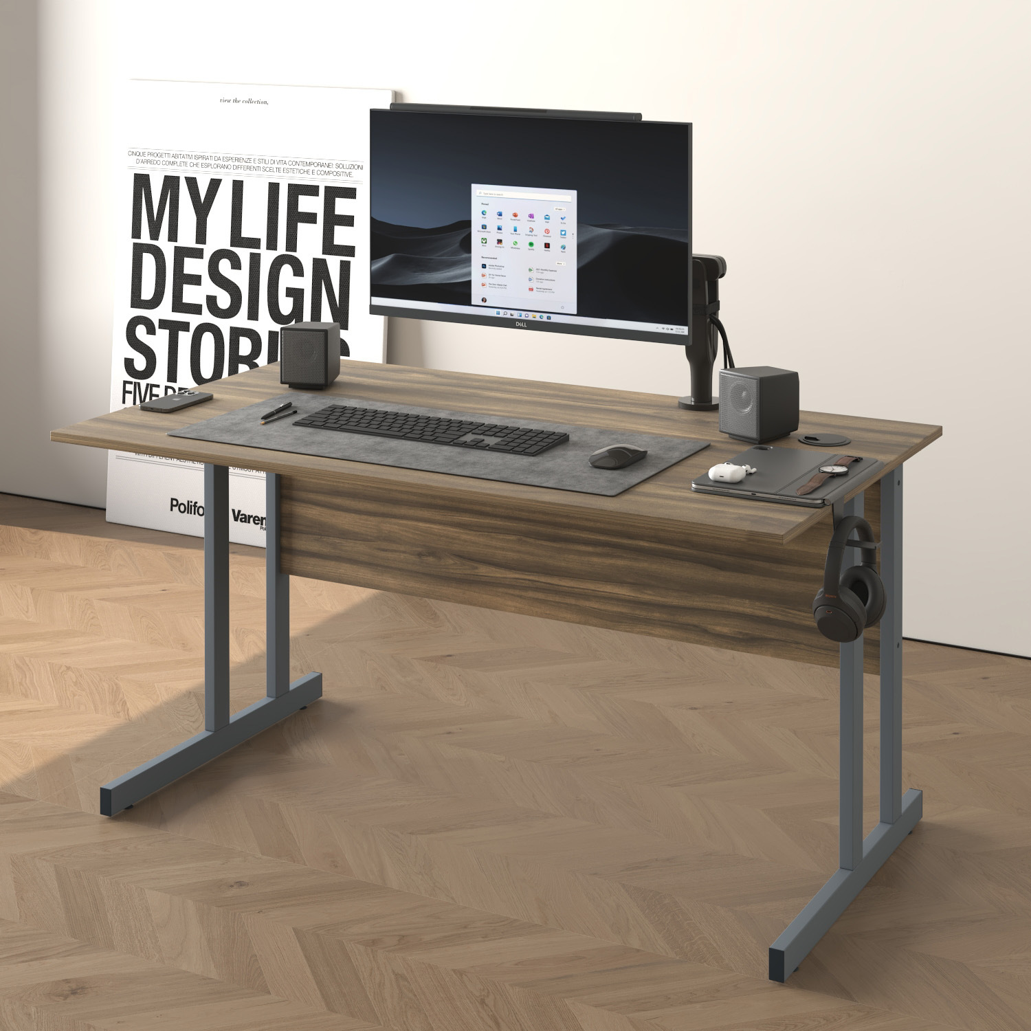 Mesa de computadora transfronteriza mesa de escritorio e-deportes domésticos escritorio australiano muebles de tablero de estudiantes escritorio de oficina simple y moderno