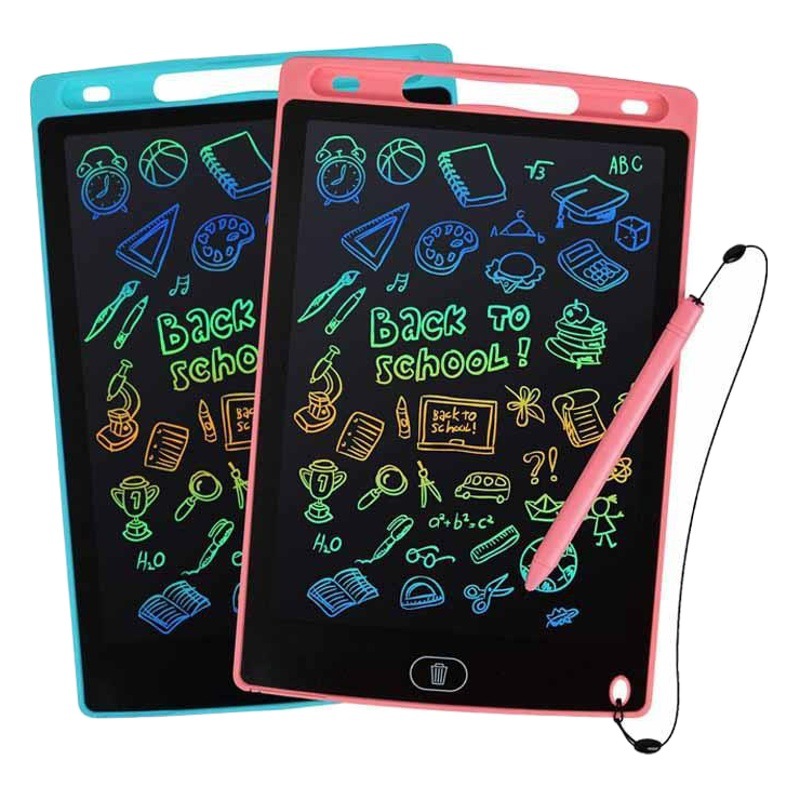 Tableta de escritura LCD de 8,5 pulgadas, tablero de dibujo electrónico para niños, grafiti dibujado a mano, pizarra pequeña, escritura de dibujos animados, atracción magnética colorida
