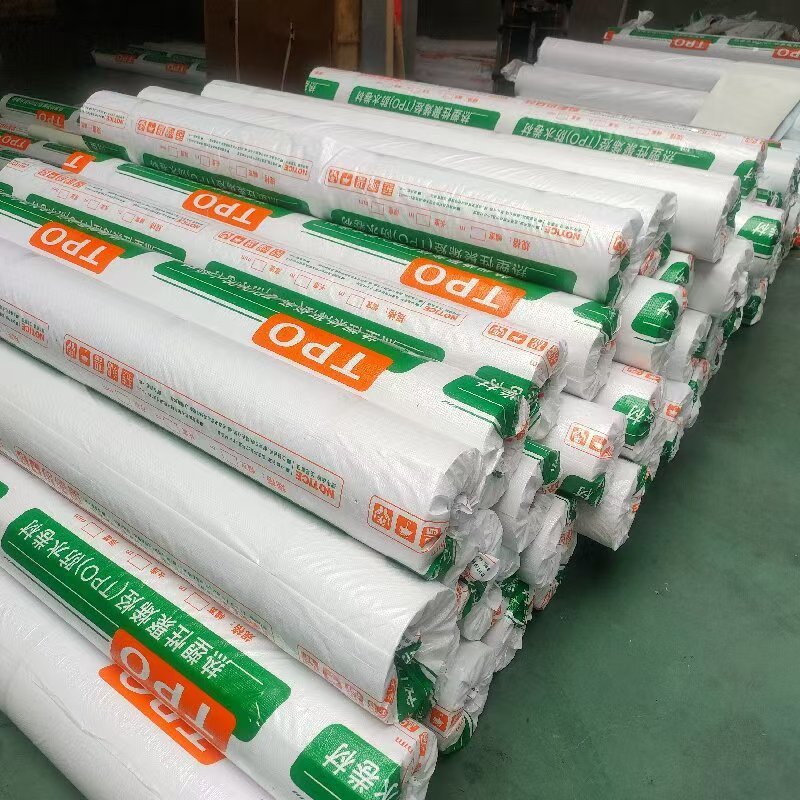 热塑性聚烯烃tpo防水卷材屋面房顶外露型材料地下室防渗tpo卷材|undefined