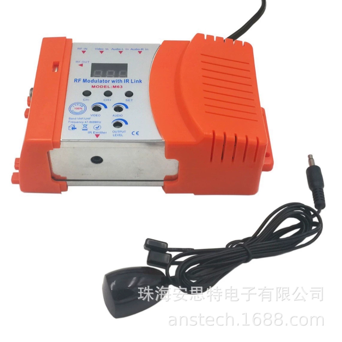 M63 домашний модулятор AV TO RF модулятор с ИК