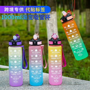 �羳1000ml���ܱ����R�d�u׃ɫĥɰ�\��ˮ��32oz����̫�ձ����l