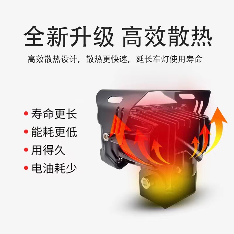 LED scooter modificado lámpara del coche eléctrico highlight lente proyector faro grande solo ojo externo motocicleta focos