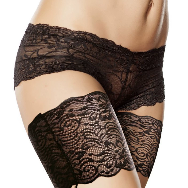 Non-slip Lace Thigh Bands, Elastic Anti-Chafe Gaiters, European Style — Multiple Sizes