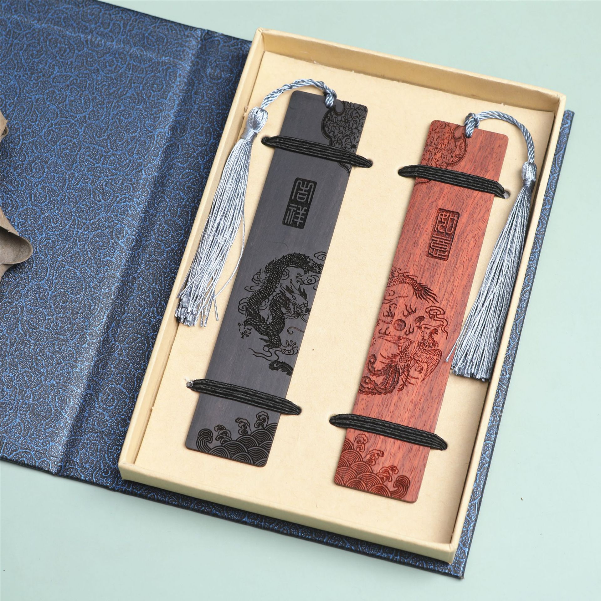 행운과 행운을 니다(2피스 선물 상자)