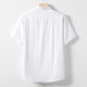 Dad's summer linen T-shirt men's clothing middle-aged and elderly loose lapel half sleeve middle-aged men's summer cotton and linen material short sleeve