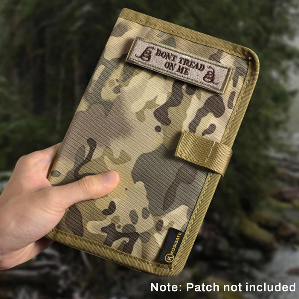 (2개) 만바 새로운 메모장 책 케이스 위장 야외 전술 저널 북 케이스 전술 노트북